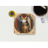Medieval Cat Set Coffee Coasters