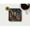 Medieval Scene Three Coffee Coaster Set