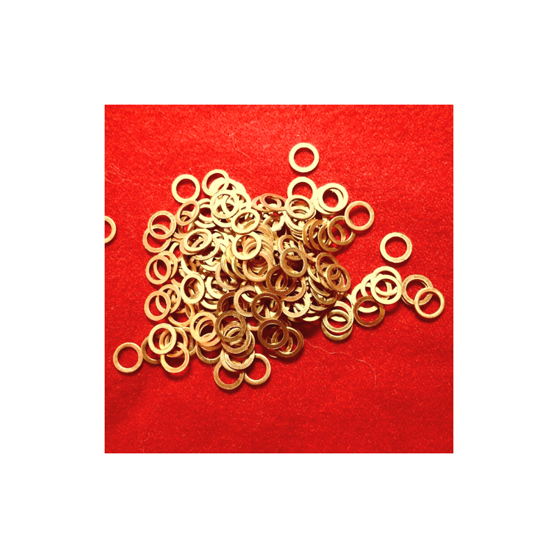 5mm Brass Solid Rings