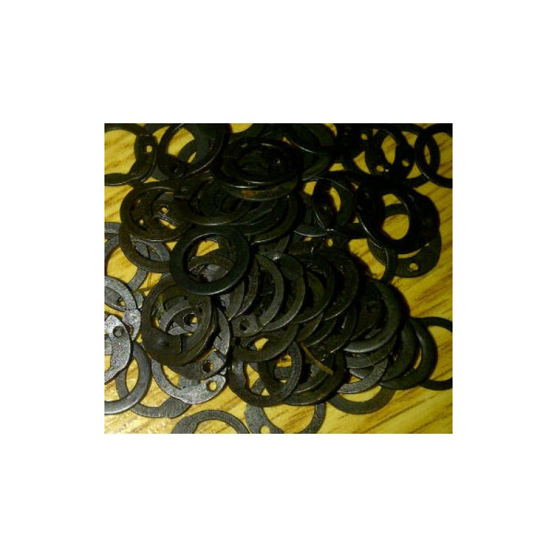 9mm Flat Ring Round Riveted Rings